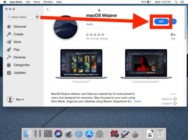 Download Install Error Mac Majove